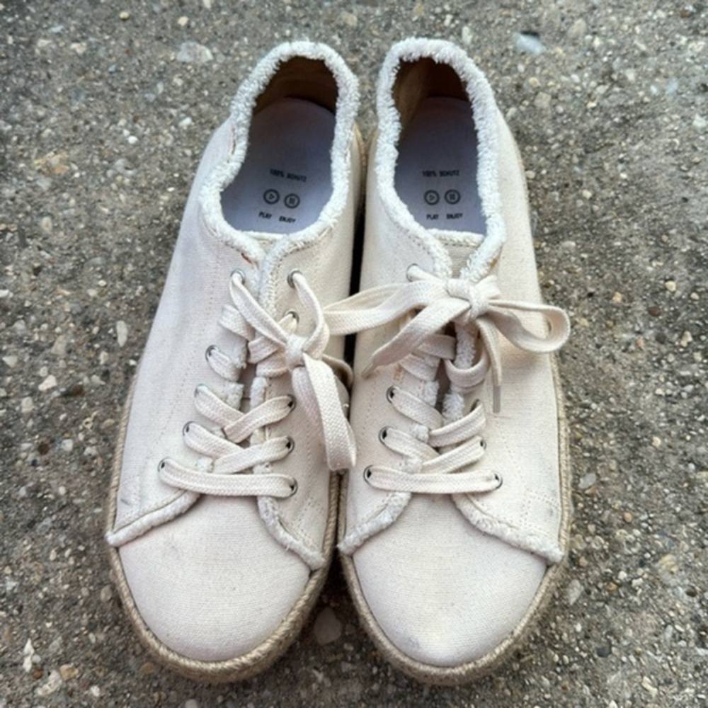 Schultz  Luana Espadrille Lace-up Sneakers size 9B